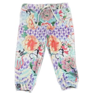 Microbe broek kant bloemen