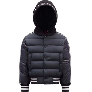 Moncler donsjack streepboorden