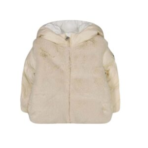 Moncler jaclk dons faux fur