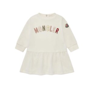 Moncler jurk velour mulit logo