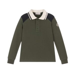 Moncler polo lm logo kraag