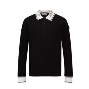 Moncler polo logo kraag