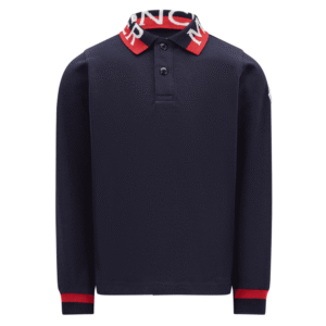 Moncler polo logo kraag