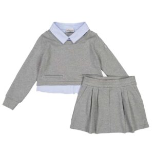 Moncler set sweaterblouse+rok