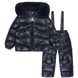Moncler skipak 2pc navy bont