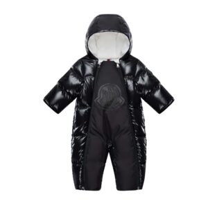 Moncler skipak big logo zwart