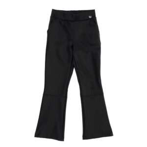 Monnalisa PU broek flared pijp