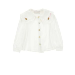 Monnalisa blouse kraag teddy