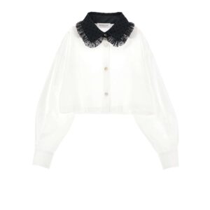 Monnalisa blouse kraag tulle