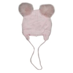 Monnalisa muts pompon parels