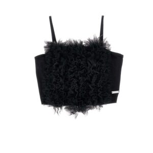 Monnalisa top tulle ruches