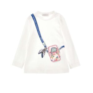 Monnalisa tshirt lm tasje