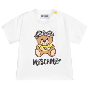 Moschino t-shirt beer bloemen
