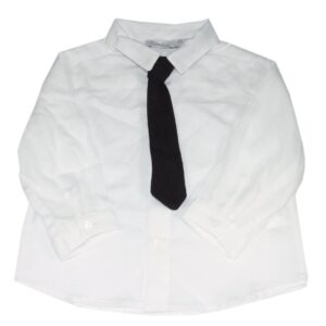 Patachou blouse stropdas navy