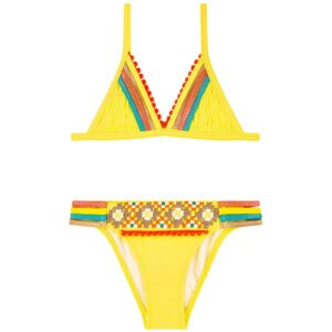 Pate bikini multi straps geel