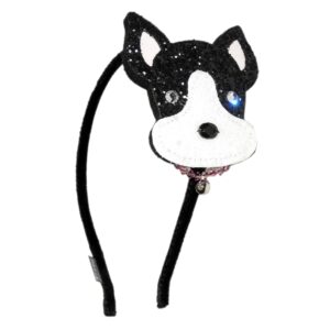 RoRo diadeem bulldog zwart