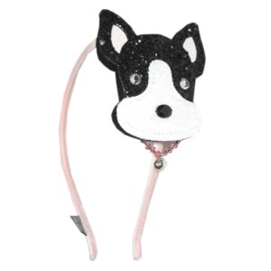 RoRo diadeem bulldog zwart