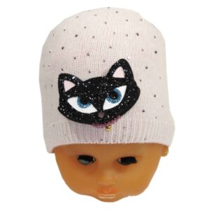 Roro muts roze kat zwart