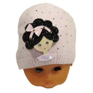 Roro muts roze pop donker