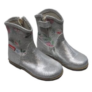 Shoesme laarsje zilver bloemen