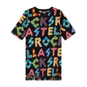 Stella tshirt jurk rafel logo