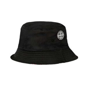 Stone bucket hat kompas etiket