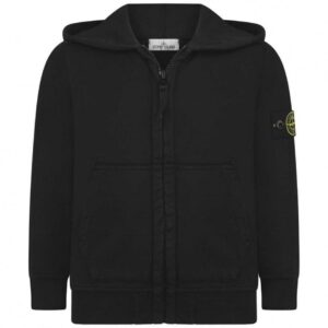 Stone hooded vest patch navy