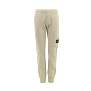 Stone joggingbroek patch beige