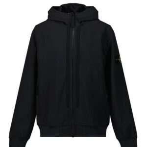 Stone softshell jack zwart