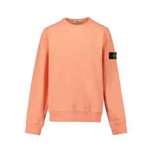 Stone sweater ronde hals patch