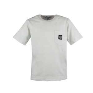 Stone tshirt km zakje patch