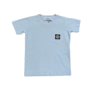 Stone tshirt km zakje patch