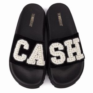 TWB slipper cash pearls