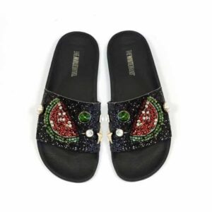 TWB slipper melon glitter