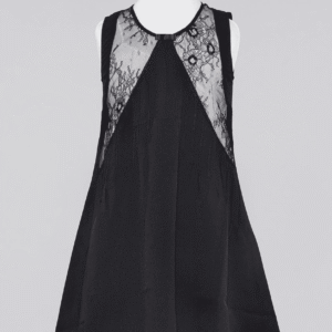 Twinset jurk kant zwart wit