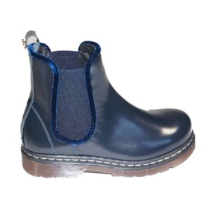 Twinset. enkellaars leer/elast