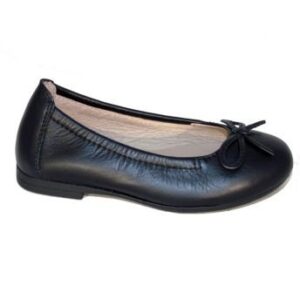 Unisa  ballerina zwart leer