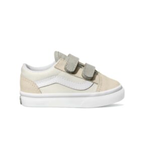Vans laag klitband beige