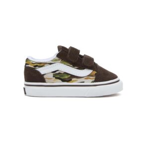 Vans laag klitband camouflage