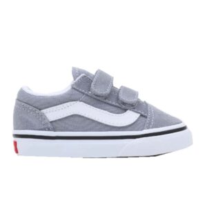 Vans laag klitband grijs