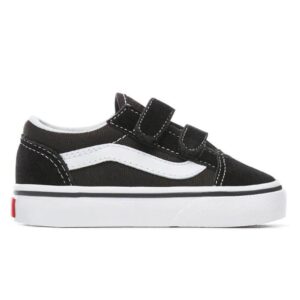 Vans laag klitband zwart