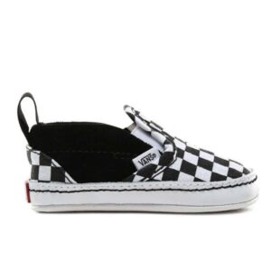 Vans slip on blokjes zwart