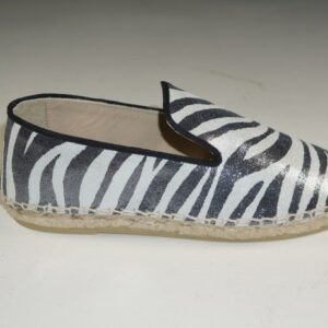 espadrille instap zebra