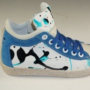 sneaker hoog verfvlekken