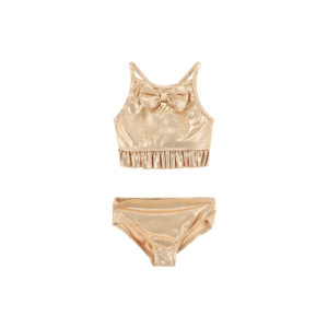Angel F bikini metallic goud