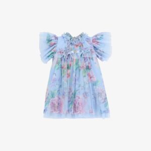 Angel F jurk tulle bloemen