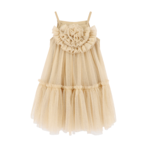 Angel F jurk tullesparkle goud