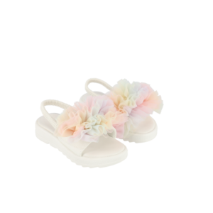 Angel F slippers tulle ruches