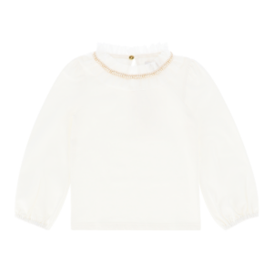 Angel F tshirt kraag met parel