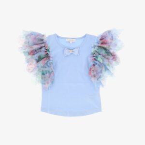 Angels F tshirt bloem mouw